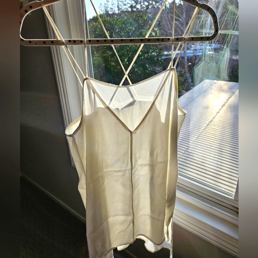 Zara camisole top white M